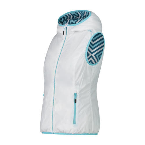 CMP Wende Weste Damen Übergangsweste Blau Weiß