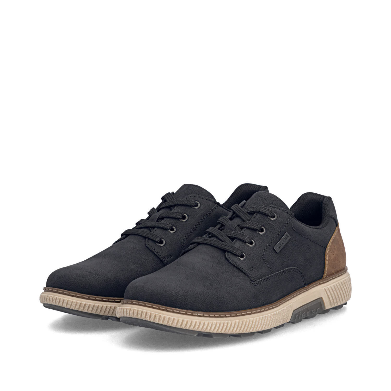 Rieker HWK Herren Halbschuhe Sneaker Modeschuhe schwarz/zimt