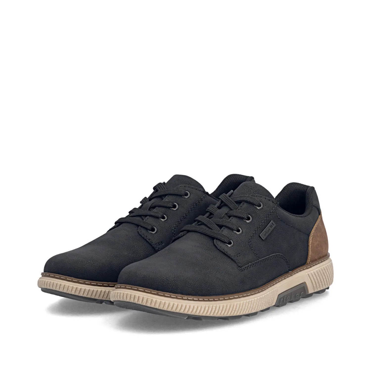 Rieker HWK Herren Halbschuhe Sneaker Modeschuhe schwarz/zimt