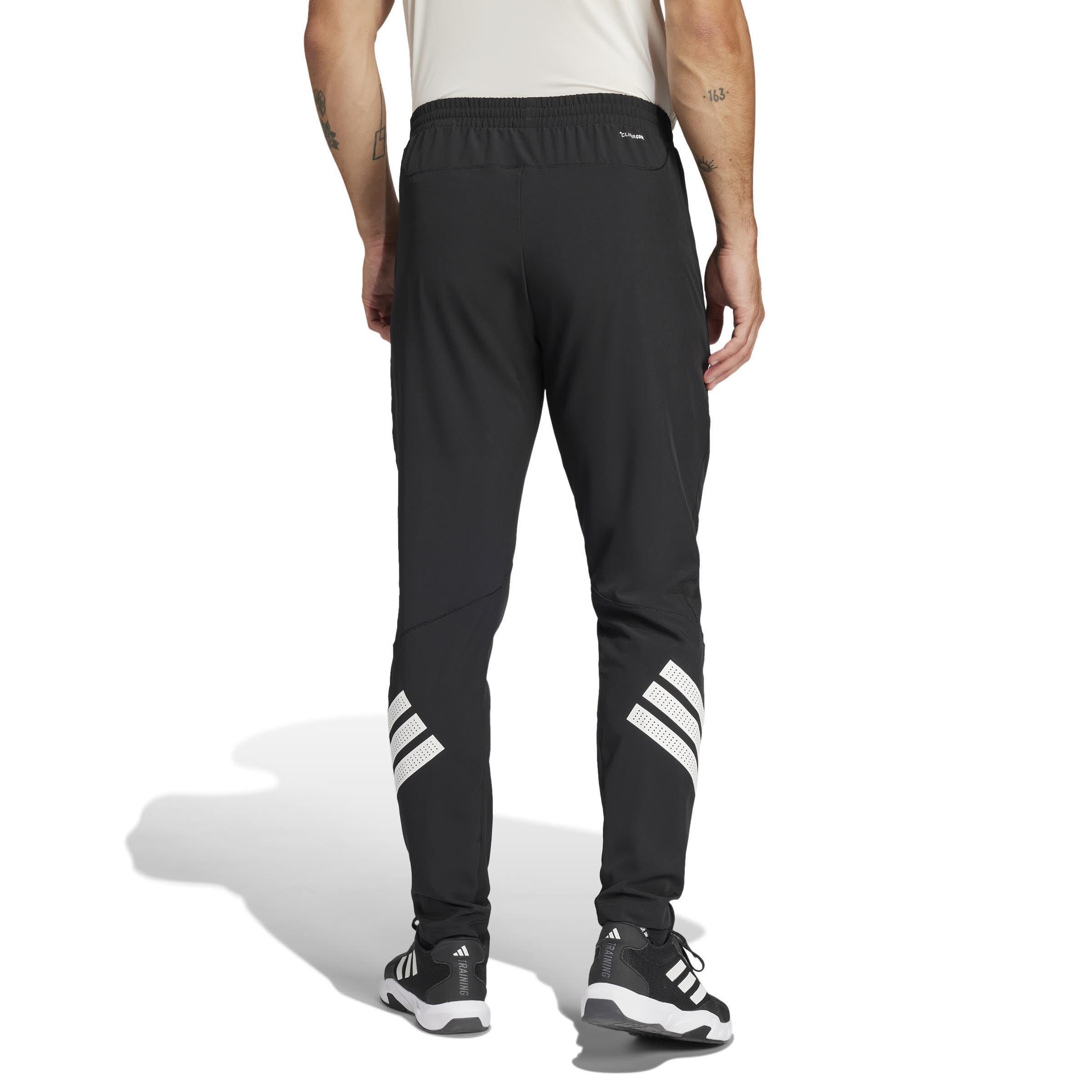 adidas Icon 3-Streifen Woven Herren Trainingshosen schwarz/weiß