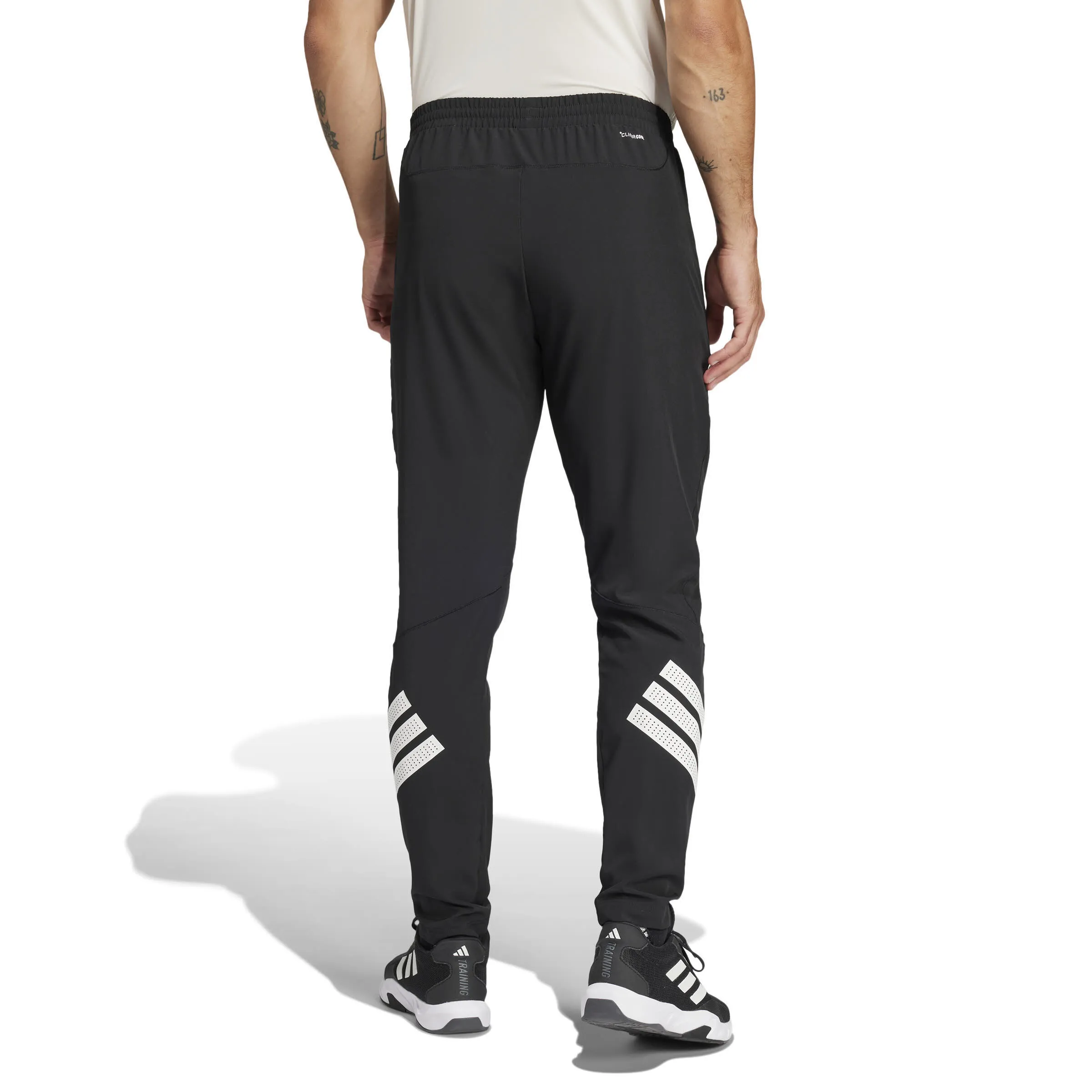 adidas Icon 3-Streifen Woven Herren Trainingshosen schwarz/weiß