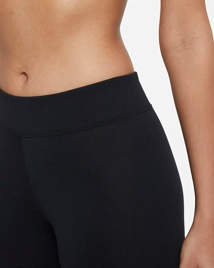 NIKE SPORTSWEAR ESSENTIAL Damen 7/8 Sporttights Lauftights schwarz NEU