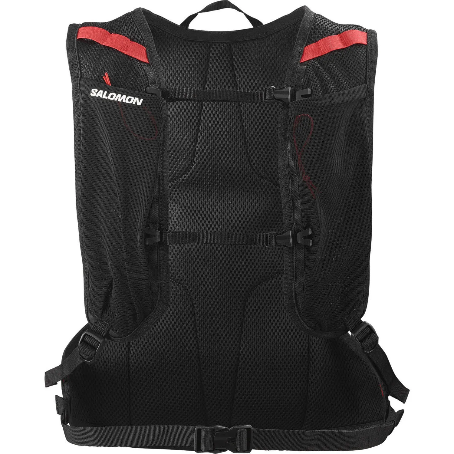 Salomon CROSS 8 Unisex Laufrucksack Trinkrucksack weiß/schwarz
