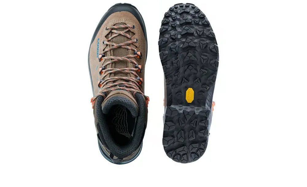 LOWA® RANDIR GTX MID Ws Damen Wanderschuhe Trekkingschuhe Mid stein/petrol