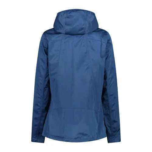CMP WOMAN JACKET FIX HOOD Damen Regenjacke Outdoorjacke dusty blue NEU