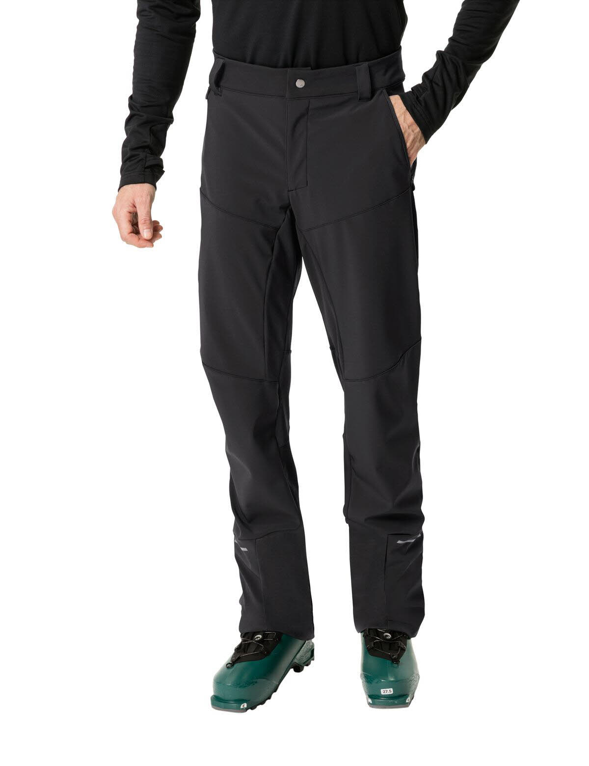 Vaude Larice Pants IV Softshellhose Skitourenhose Herren schwarz