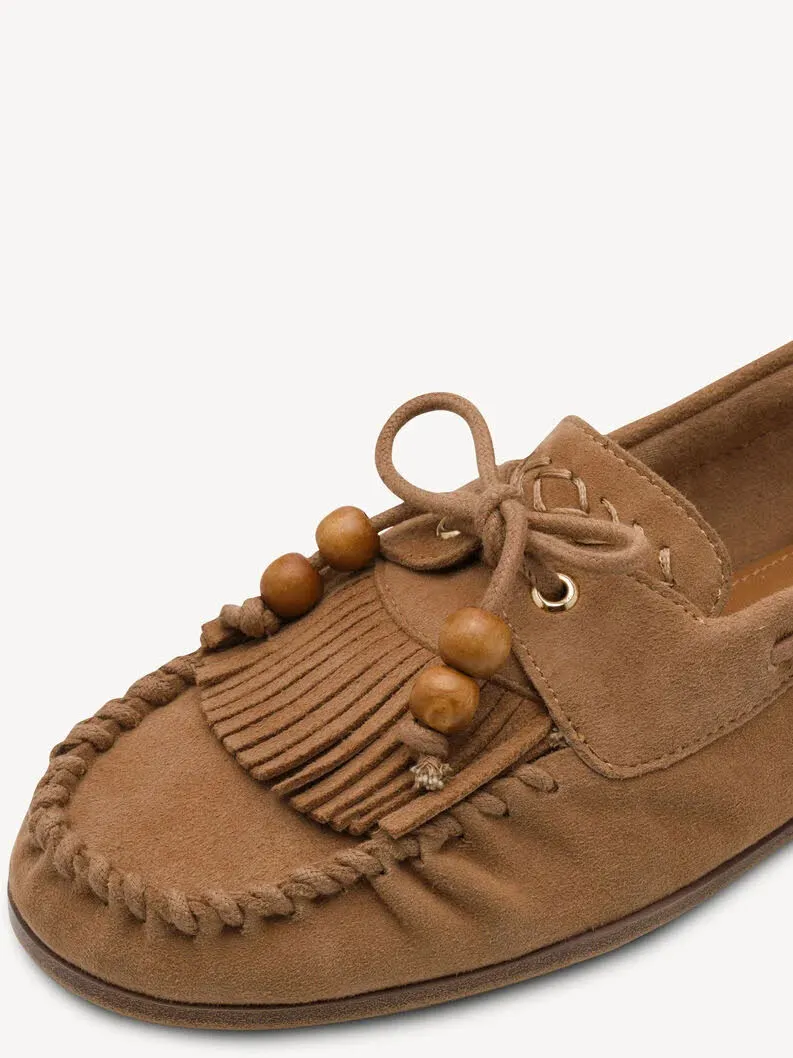 Tamaris Moccassin mit runder Schuhspitze und Lowcut-Form
