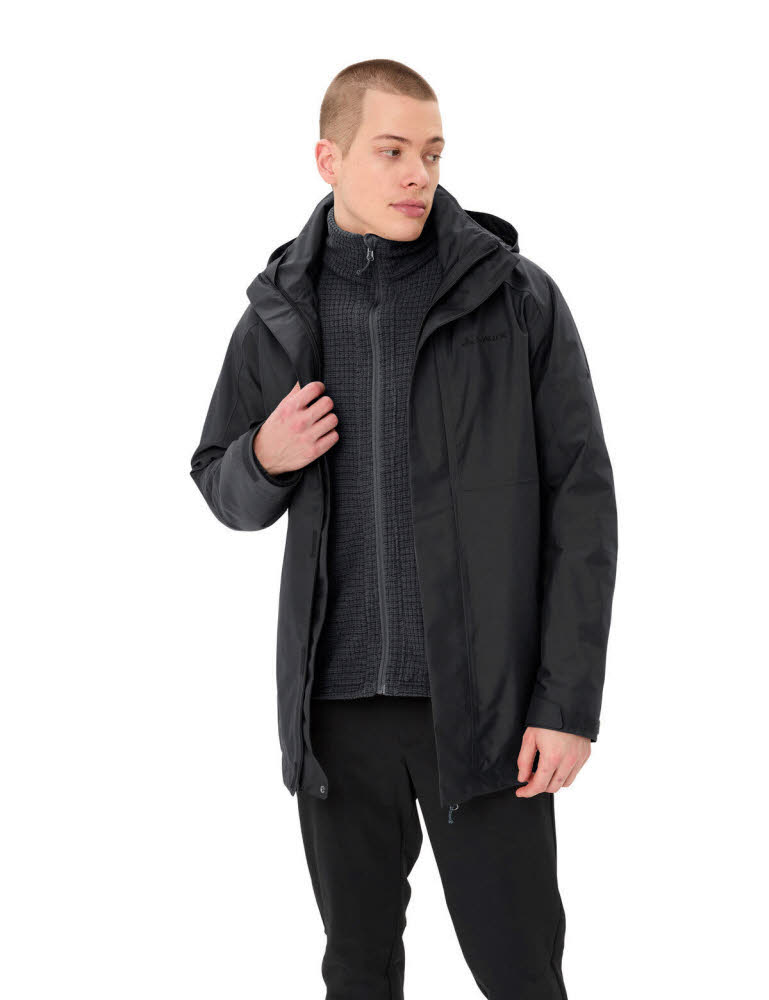 Vaude Idris 3in1 Parka IV Herren Kombijacke Outdoorjacke schwarz