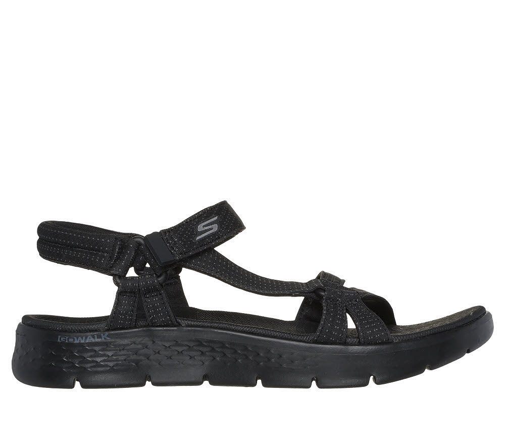 Skechers GO WALK Flex Sandal - Sublime Damen Trekkingsandalen Sandalen schwarz