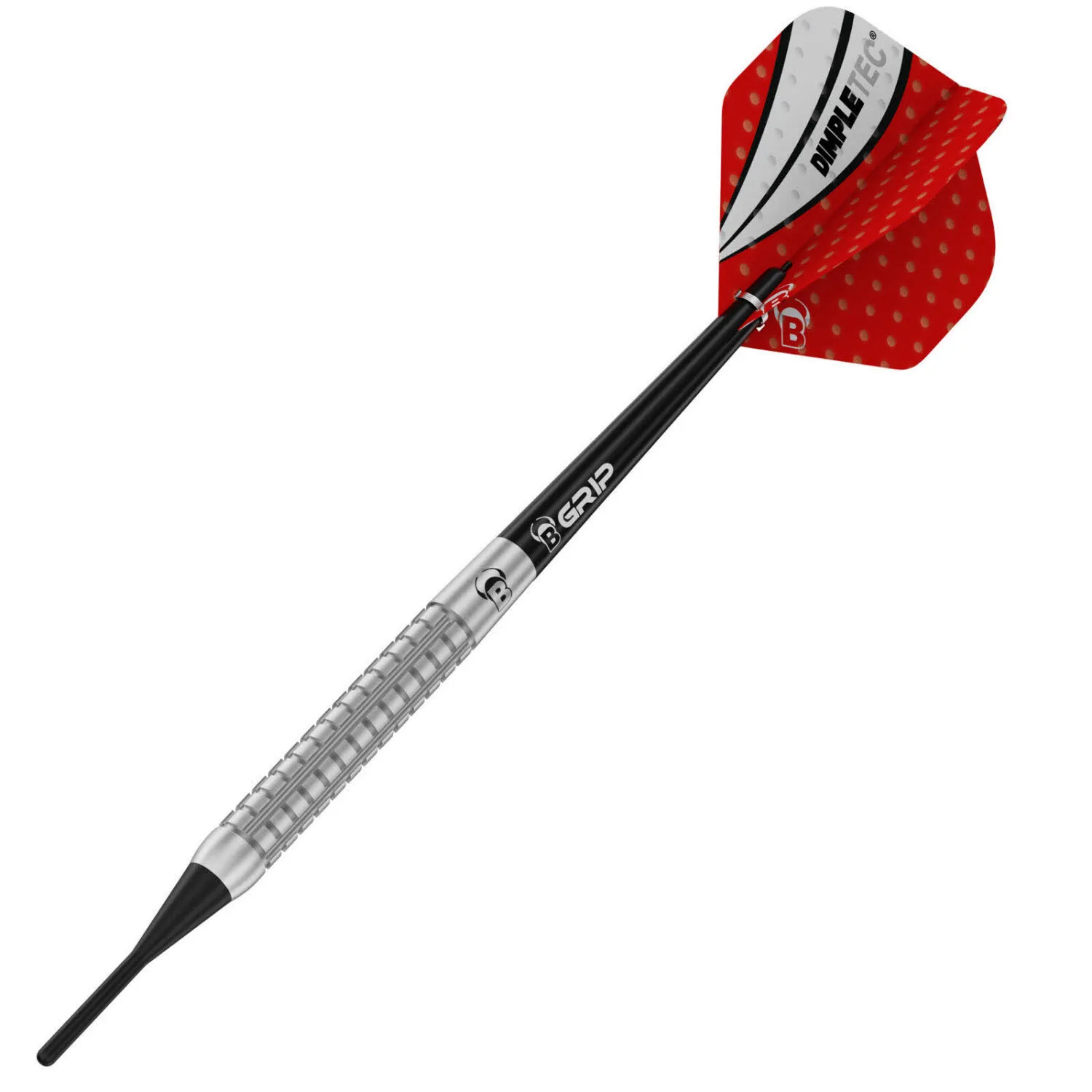 BULL'S Dot D5 90% Tungsten Soft Dart Dartpfeile 18g rot/schwarz