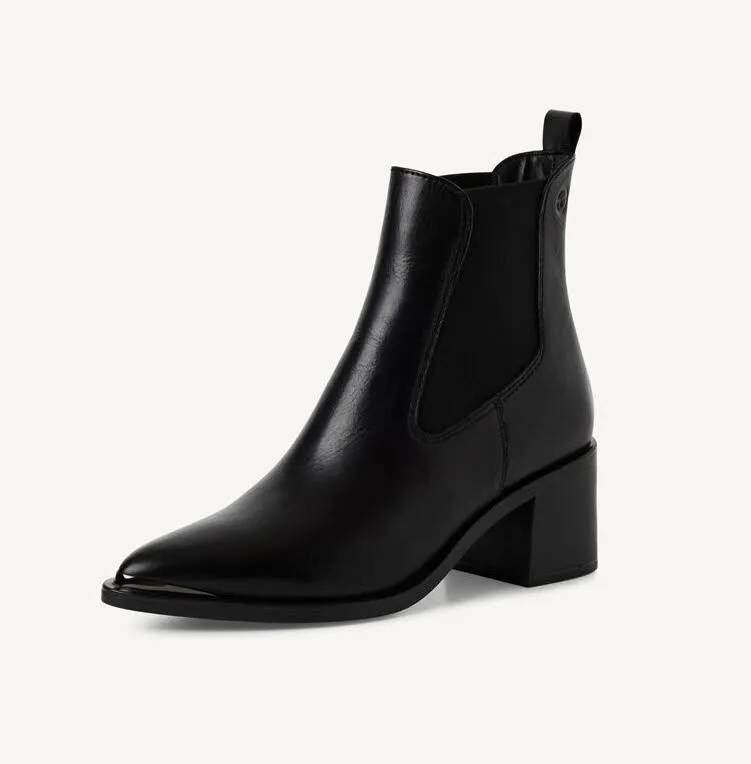 Tamaris CHELSEA BOOT Damen Stiefeletten Leder Stiefel schwarz