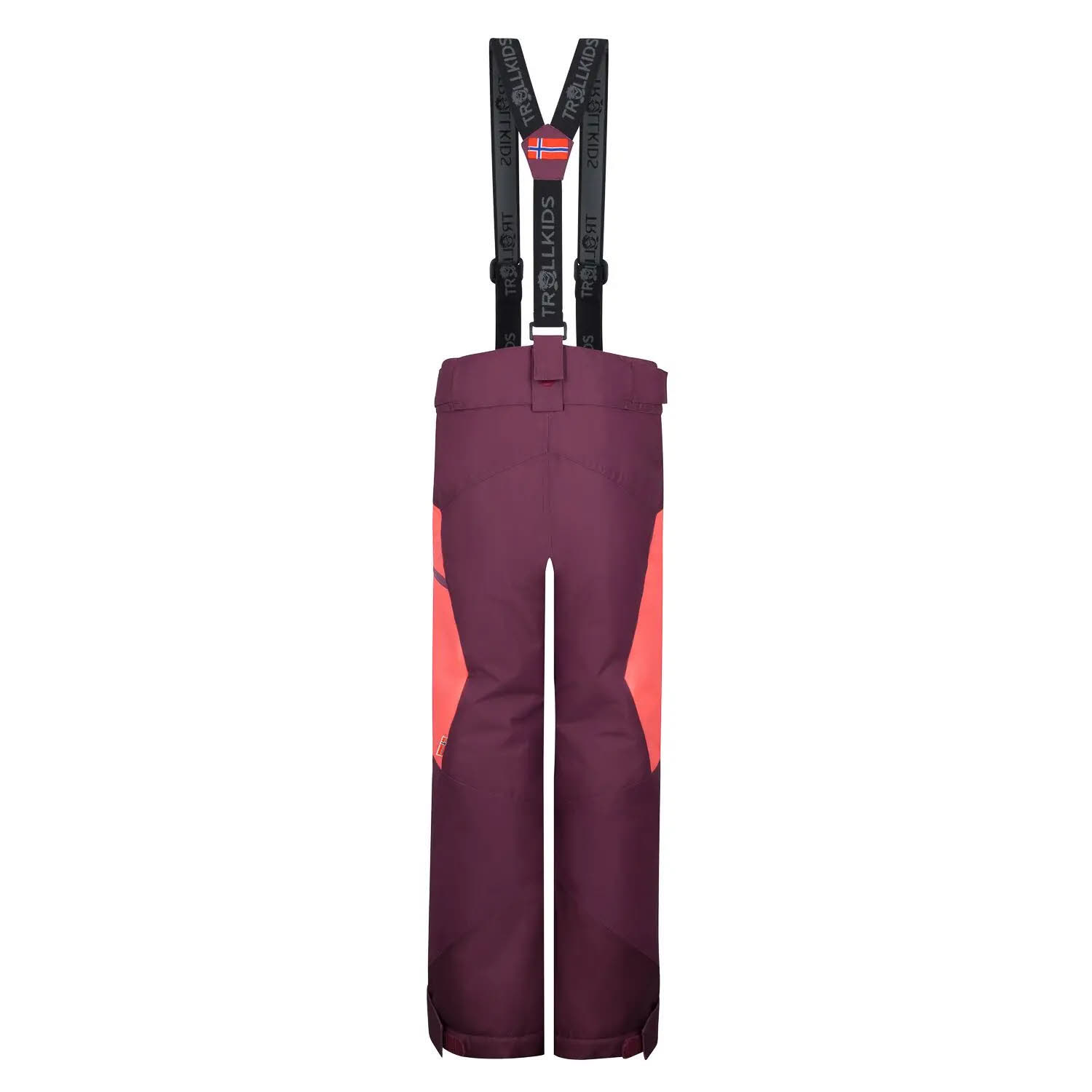 Trollkids Kongsberg Ski Pant Kinder Mädchen Skihose Schneehose dunkelrot