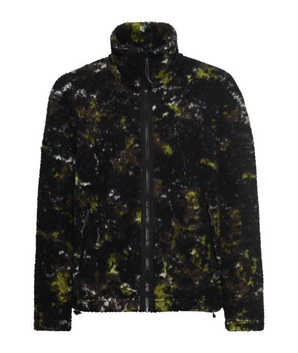 JACK WOLFSKIN DA STONE LITE AOP JKT Damen Fleecejacke navy/schwarz