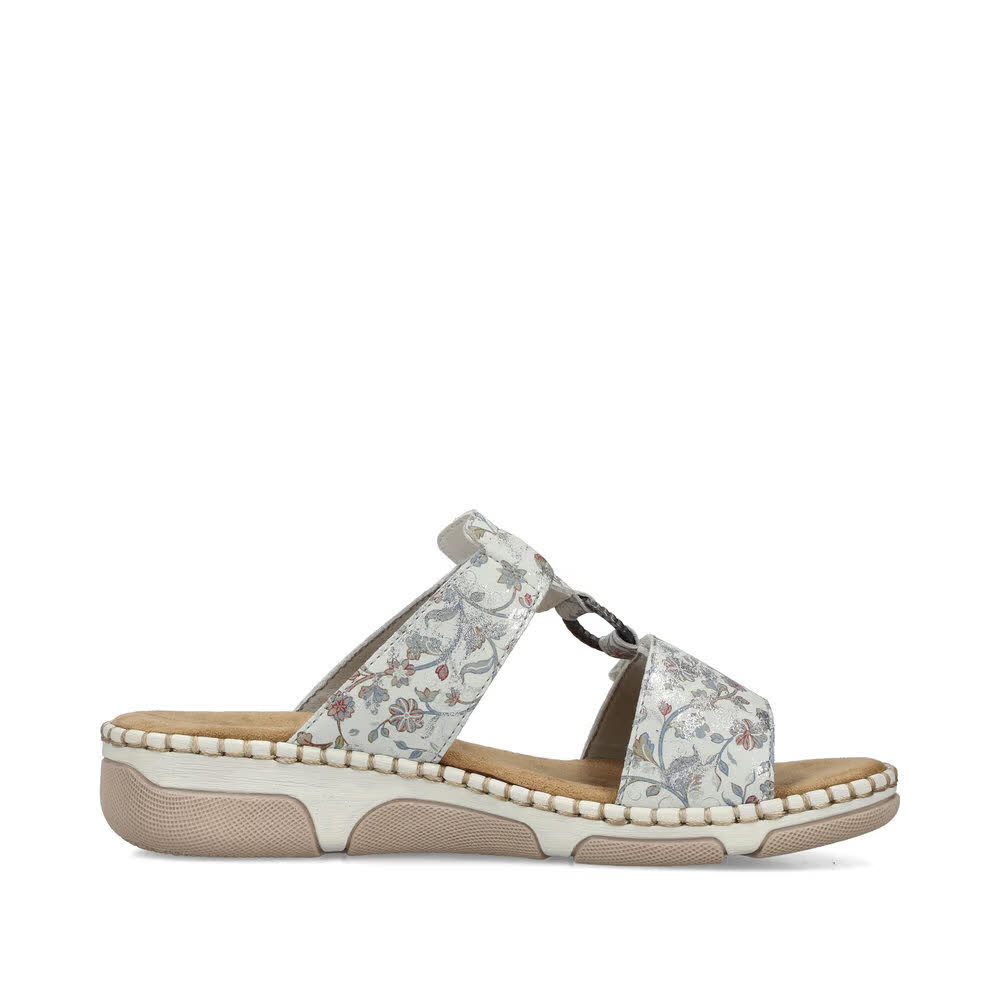 Rieker FSK Damen Sandalen Pantoletten bunt