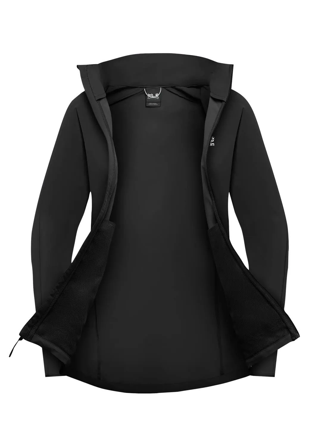 Jack Wolfskin Prelight Stride Jkt Damen Softshelljacke Wanderjacke schwarz