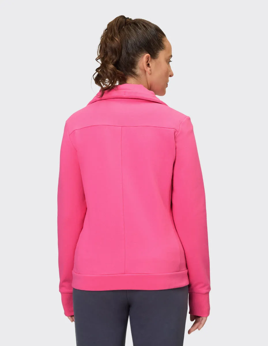 Venice Beach CARON Damen Sweatjacke Zip-Jacke pink