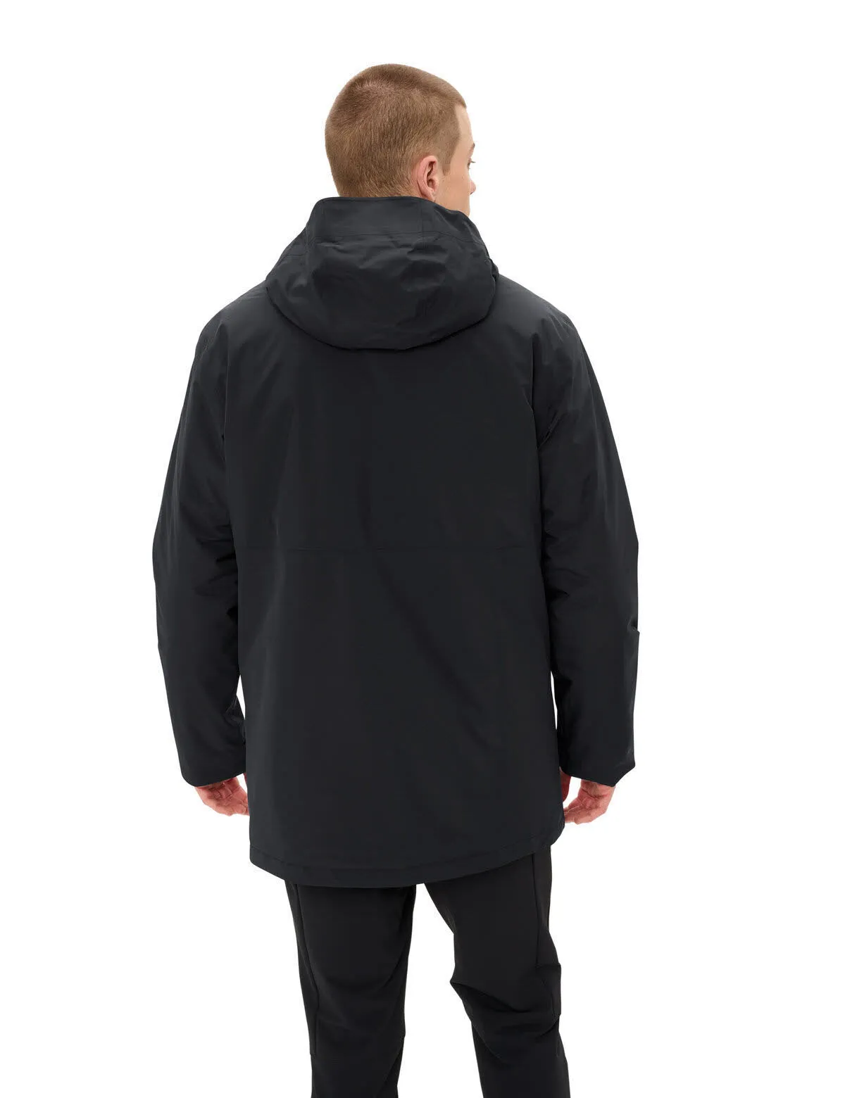 Vaude Rosemoor Freizeitmantel Parka Herren schwarz