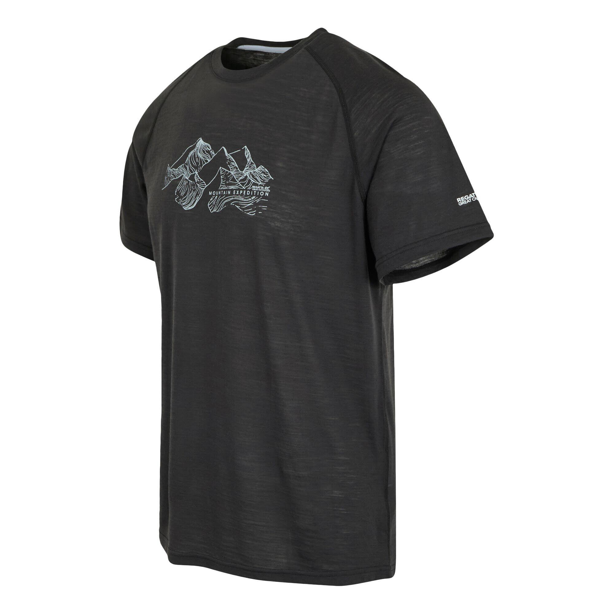 Regatta Escade T-Shirt Funktionsshirt Herren dunkelgrau