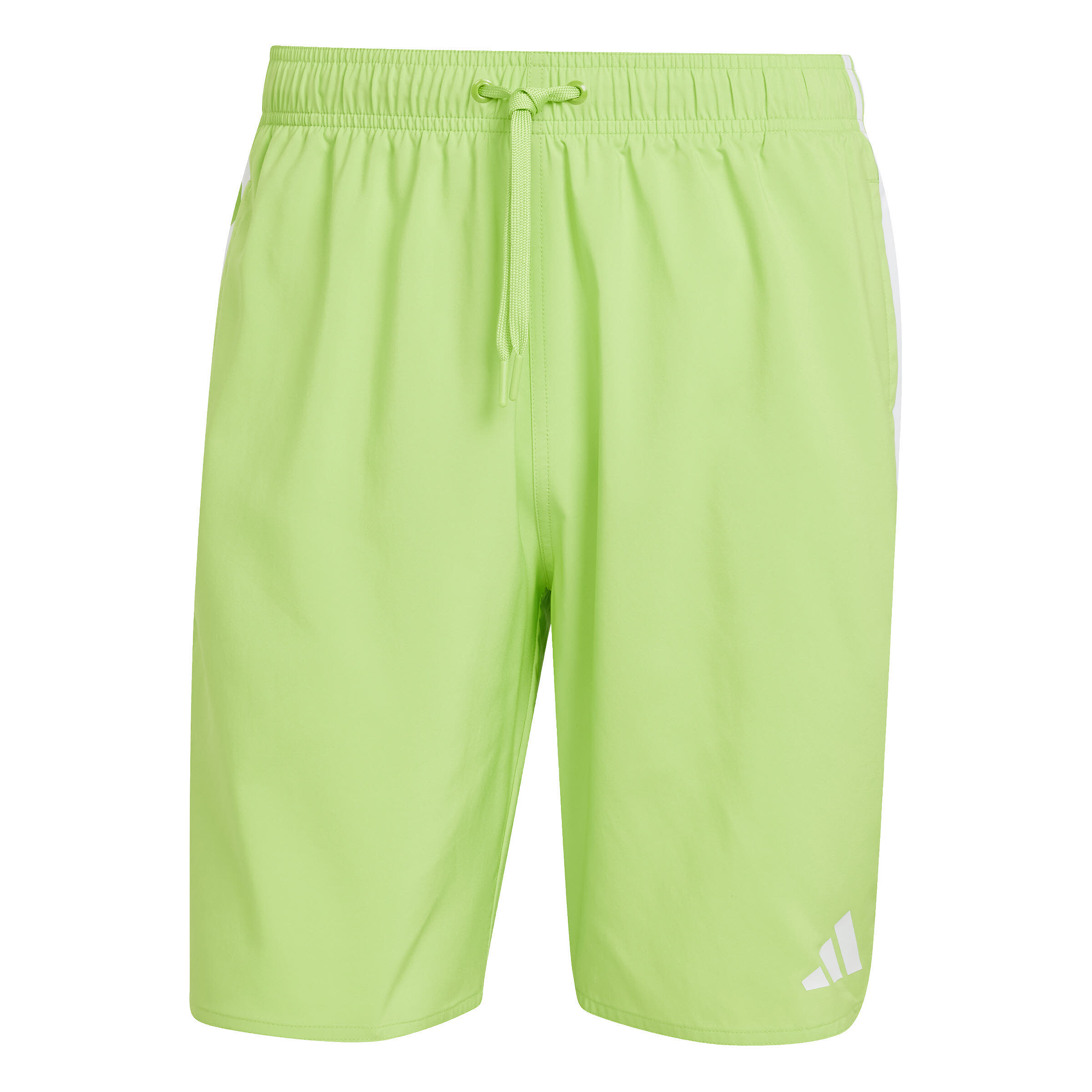adidas 3-Streifen 8-Inch Badeshorts Badehose Herren hellgrün