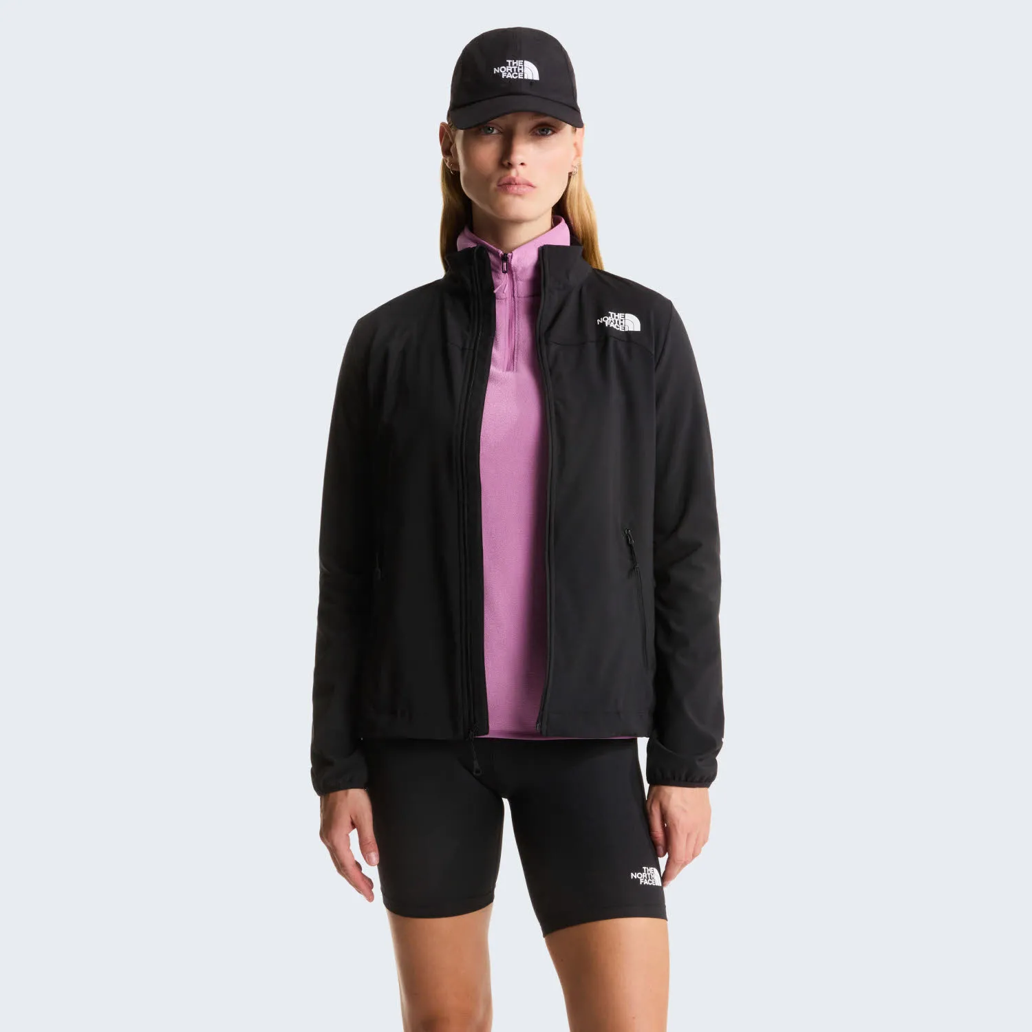 The North Face NIMBLE JACKET 2.0 Damen Windjacke Softhschelljacke schwarz