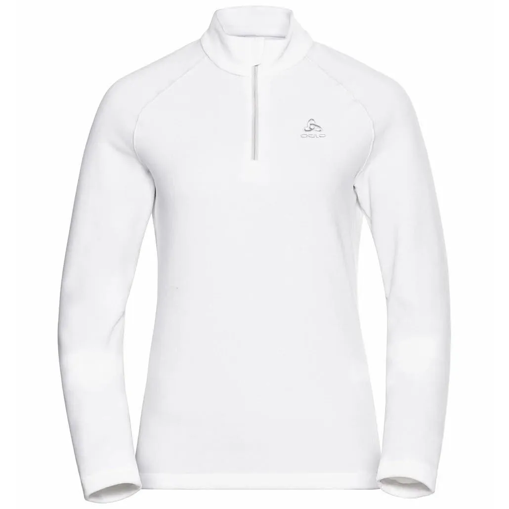 Odlo Rigi Damen Mid Layer mit Halbreißverschluss weiß