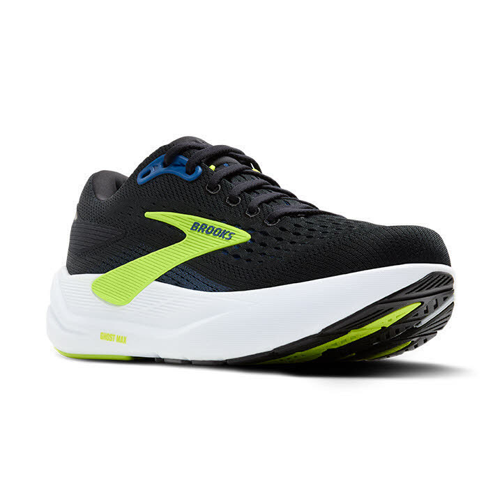 Brooks Ghost Max 3 Herren Laufschuhe Joggingschuhe black/navy/acid lime