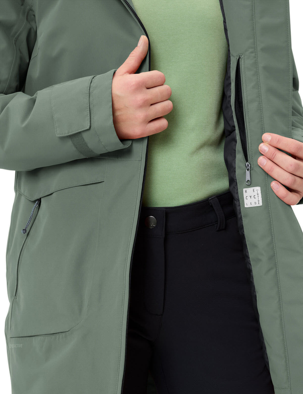Vaude Skomer III Damen Freizeitmantel Wintermantel Parka agave