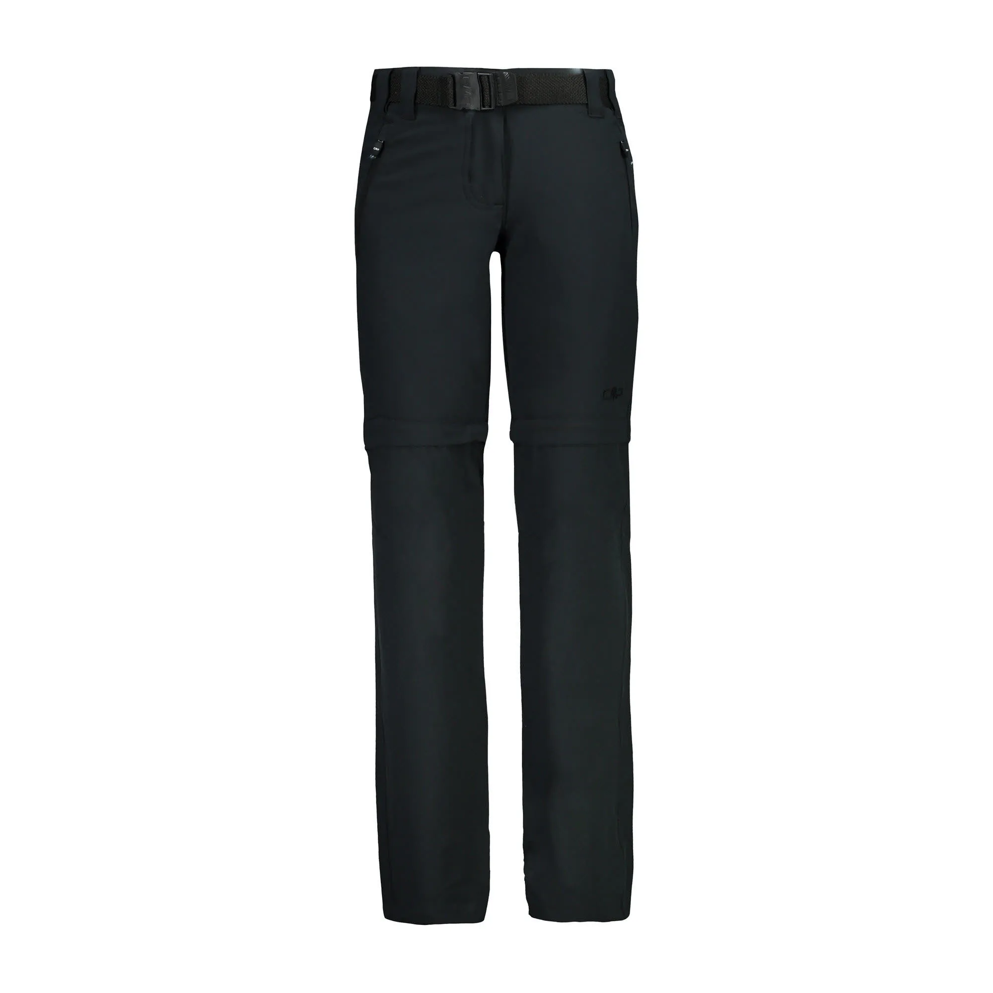 CMP Stretch Long Pant Zip off Mädchen Wanderhose Trekkinghose grau NEU