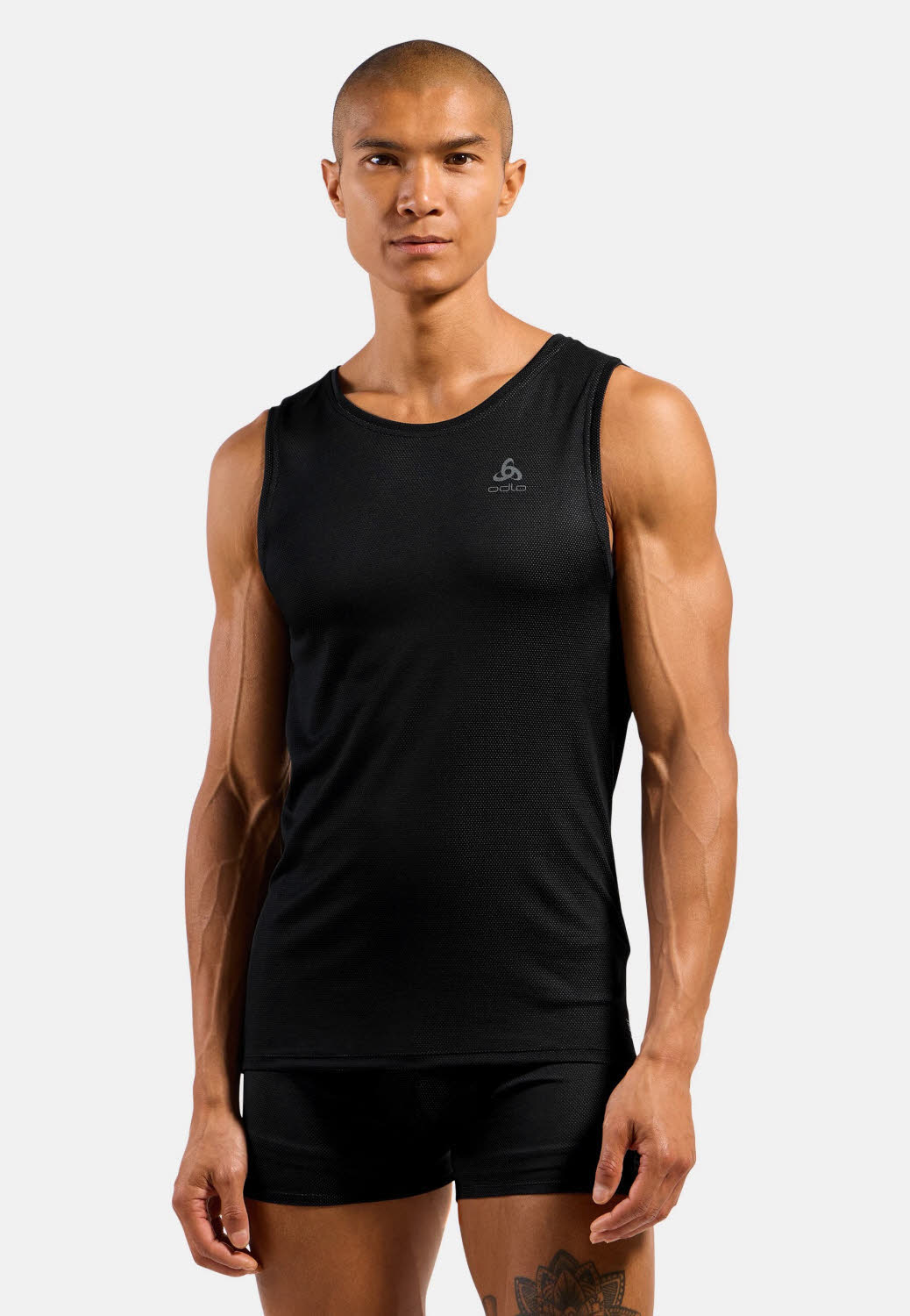 Odlo Active F-Dry Light Base Layer Tank Herren Unterhemd Funktionsunterwäsche schwarz