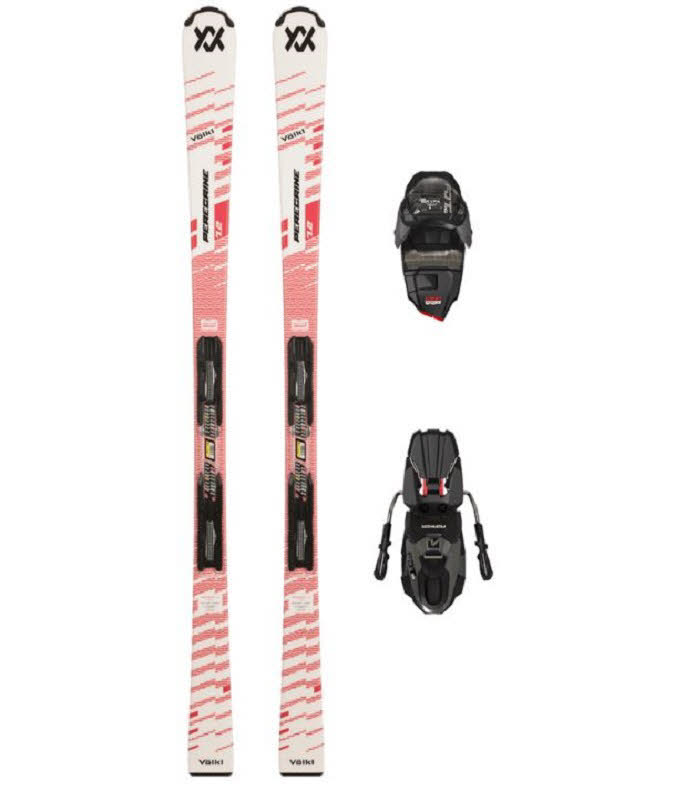 Völkl Peregrine 7.2 + FDT TP 10 Allmountain Ski Fortgeschrittene 24/25 rot/weiß