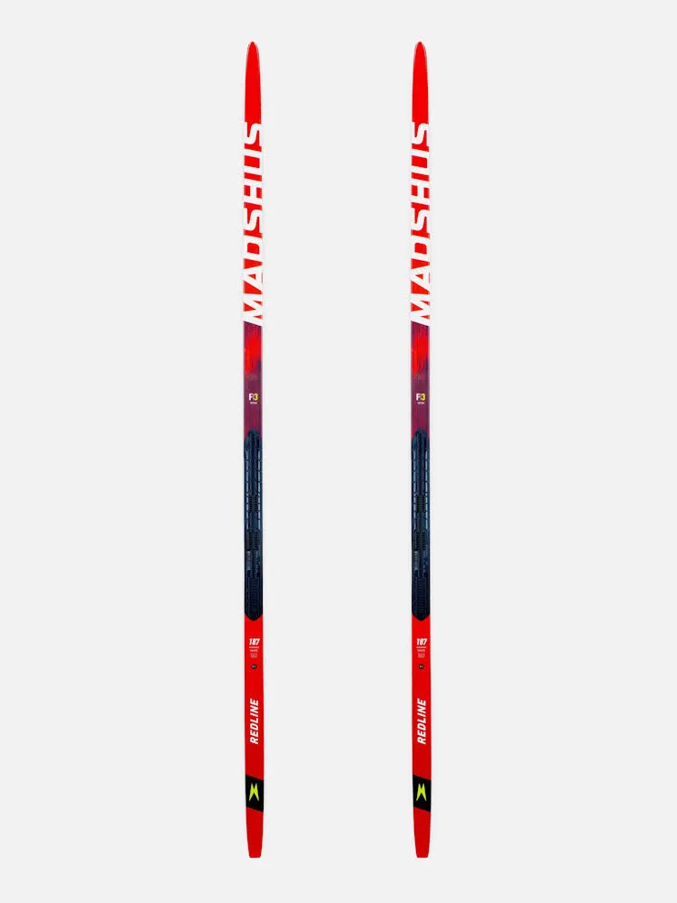 Madshus REDLINE SKATE F3 Skatingski ohne Bindung rot