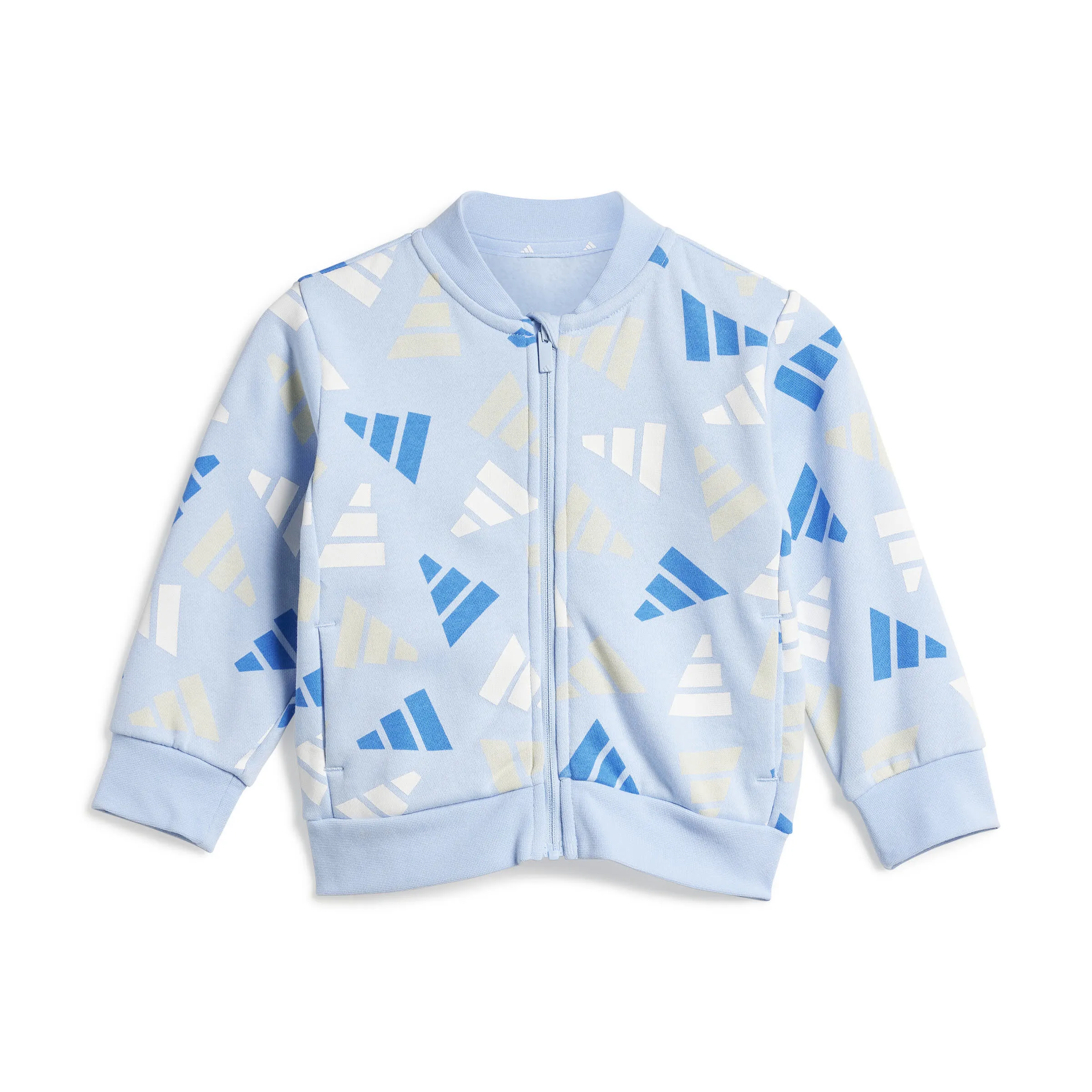 adidas Seasonal Essentials Logo Celebration Kids Trainingsanzug Kleinkinder blau