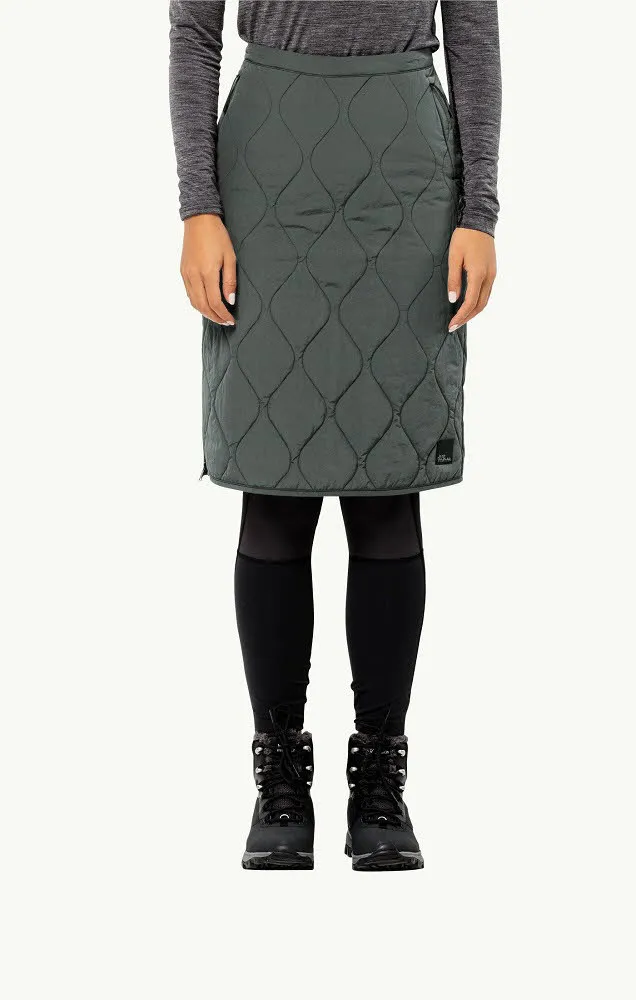Jack Wolfskin WANDERMOOD SKIRT W Damen Rock Wanderrock slate green