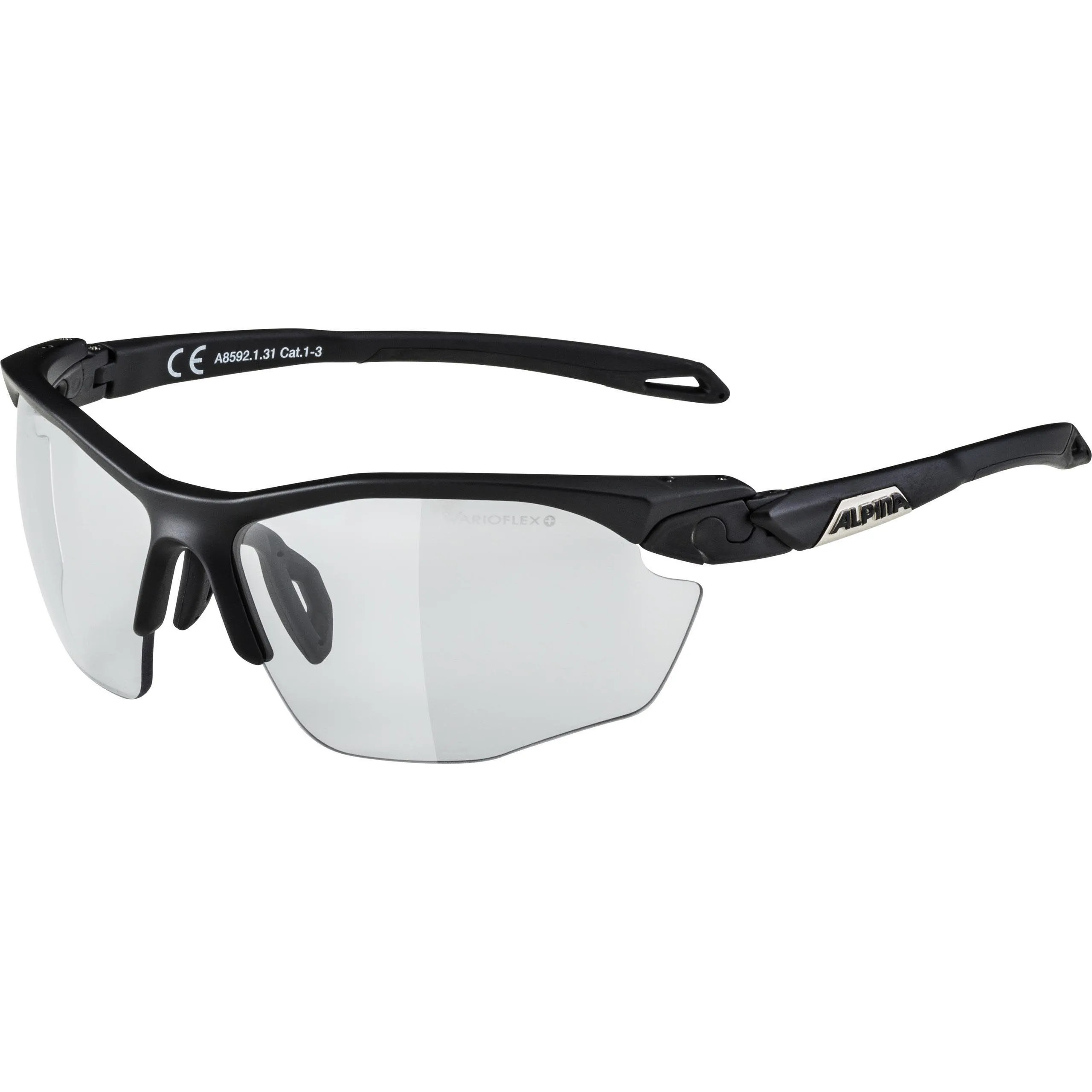 Alpina Twist Five HR VL+ Unisex Sportbrille Skibrille Outdoor schwarz NEU