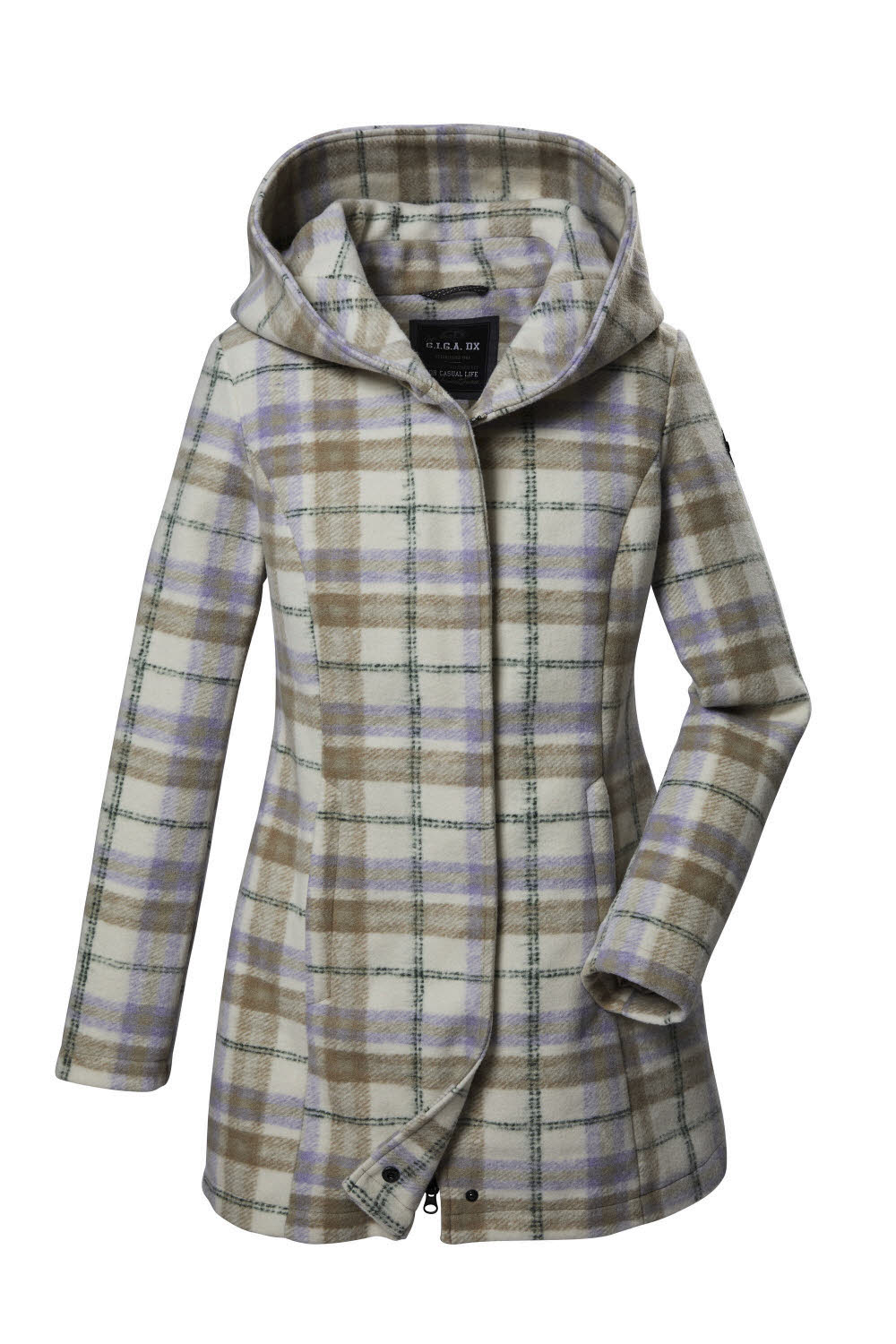 Killtec GW 42 WMN KNTFLC JCKT Fleecemantel Freizeitmantel Damen hellgrau