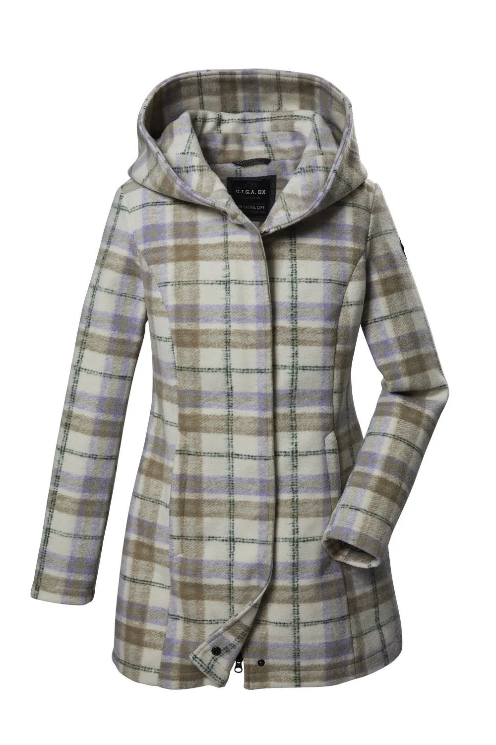 Killtec GW 42 WMN KNTFLC JCKT Fleecemantel Freizeitmantel Damen hellgrau
