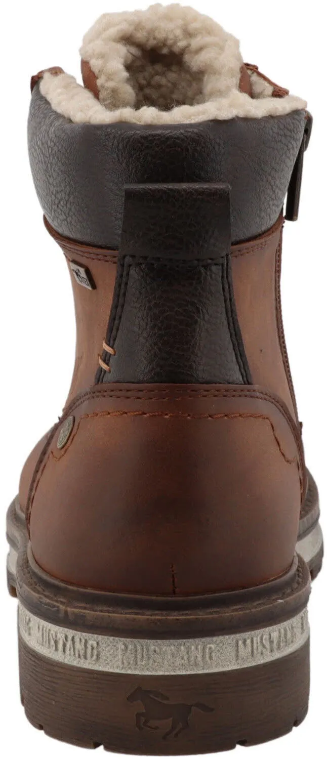 Mustang Schnürboots braun Kinderschuh