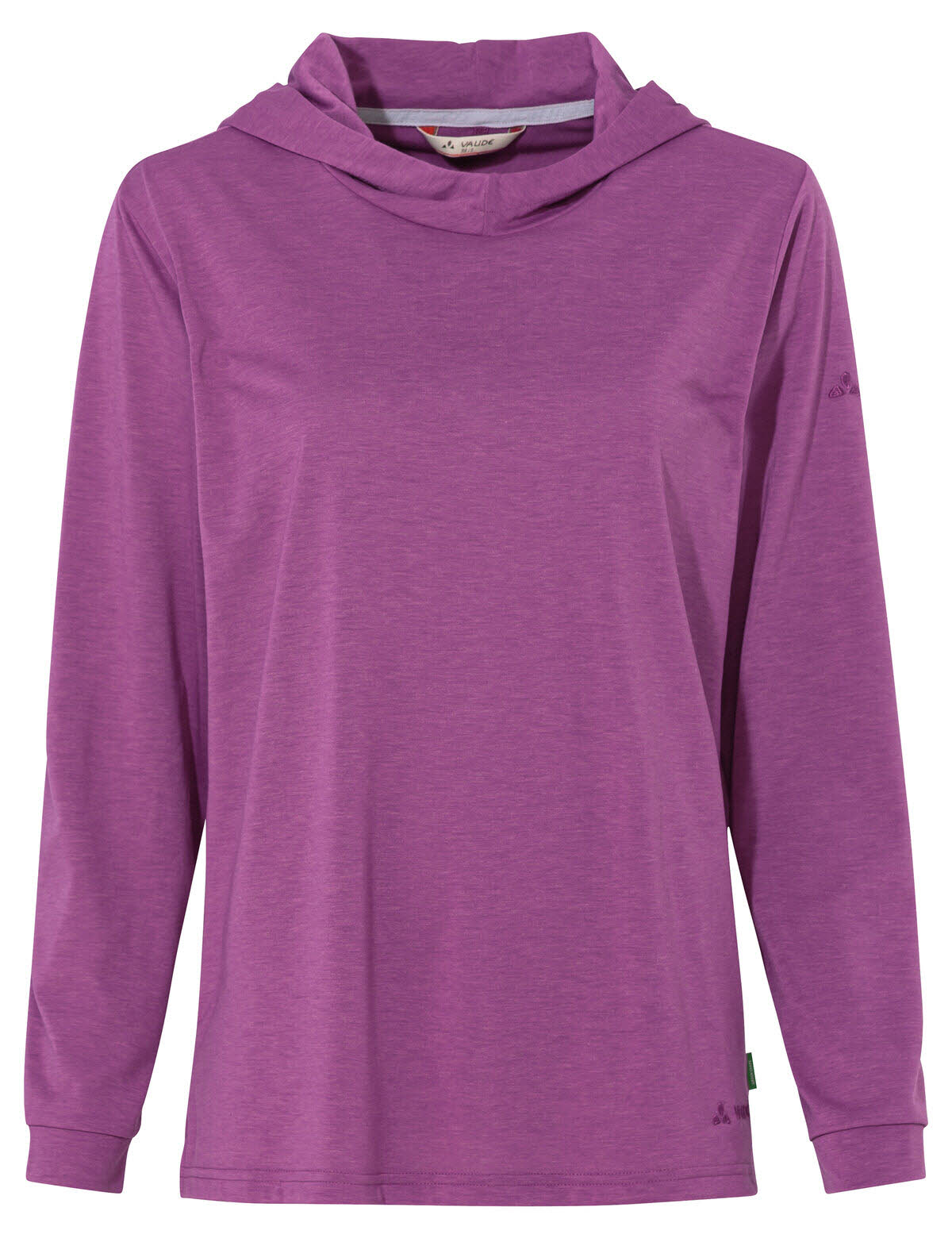 Vaude Women's Mineo LS Hoody Kapuzenpullover Damen lila