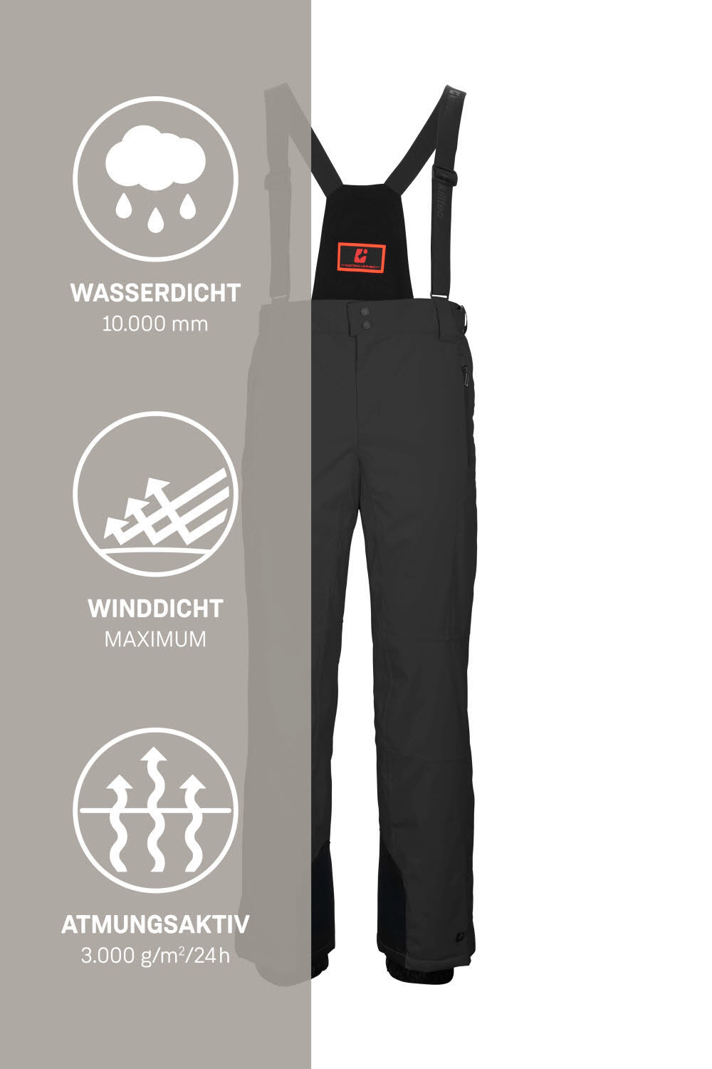 KILLTEC HE KSW 100 SKI PNTS Herren Ski-/Snowboardhose schwarz