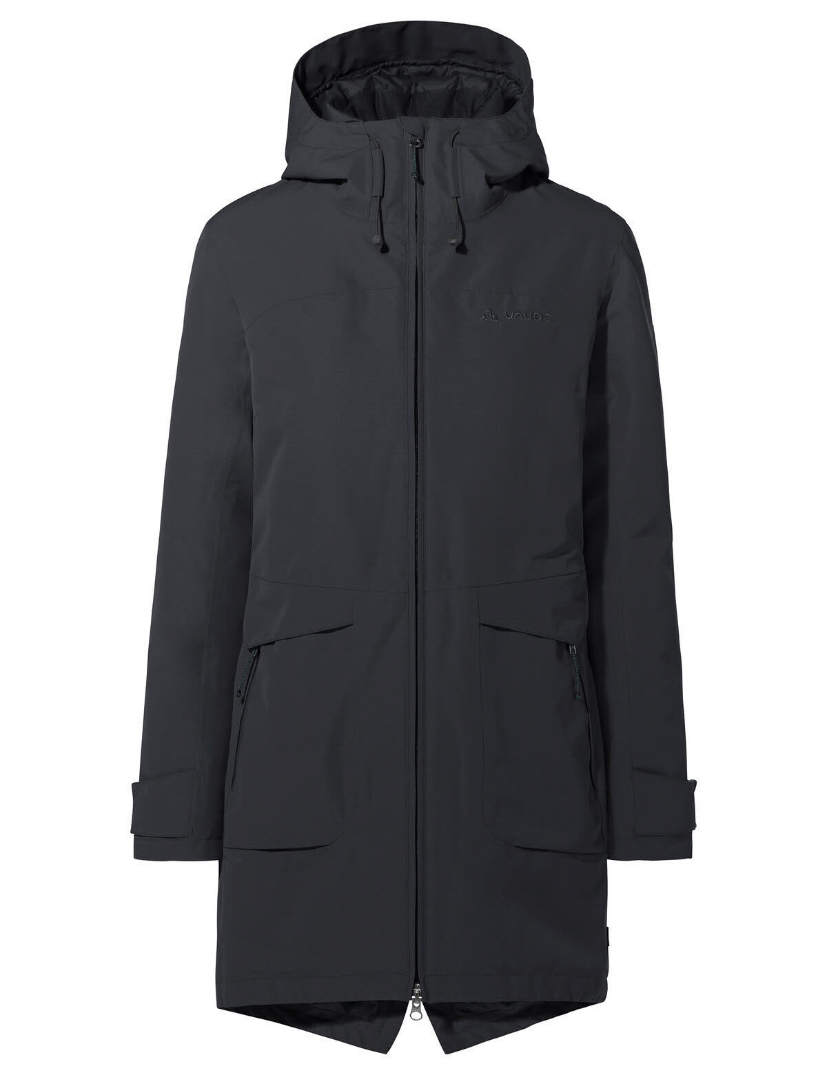 Vaude Skomer Freizeitmantel Parka Damen schwarz
