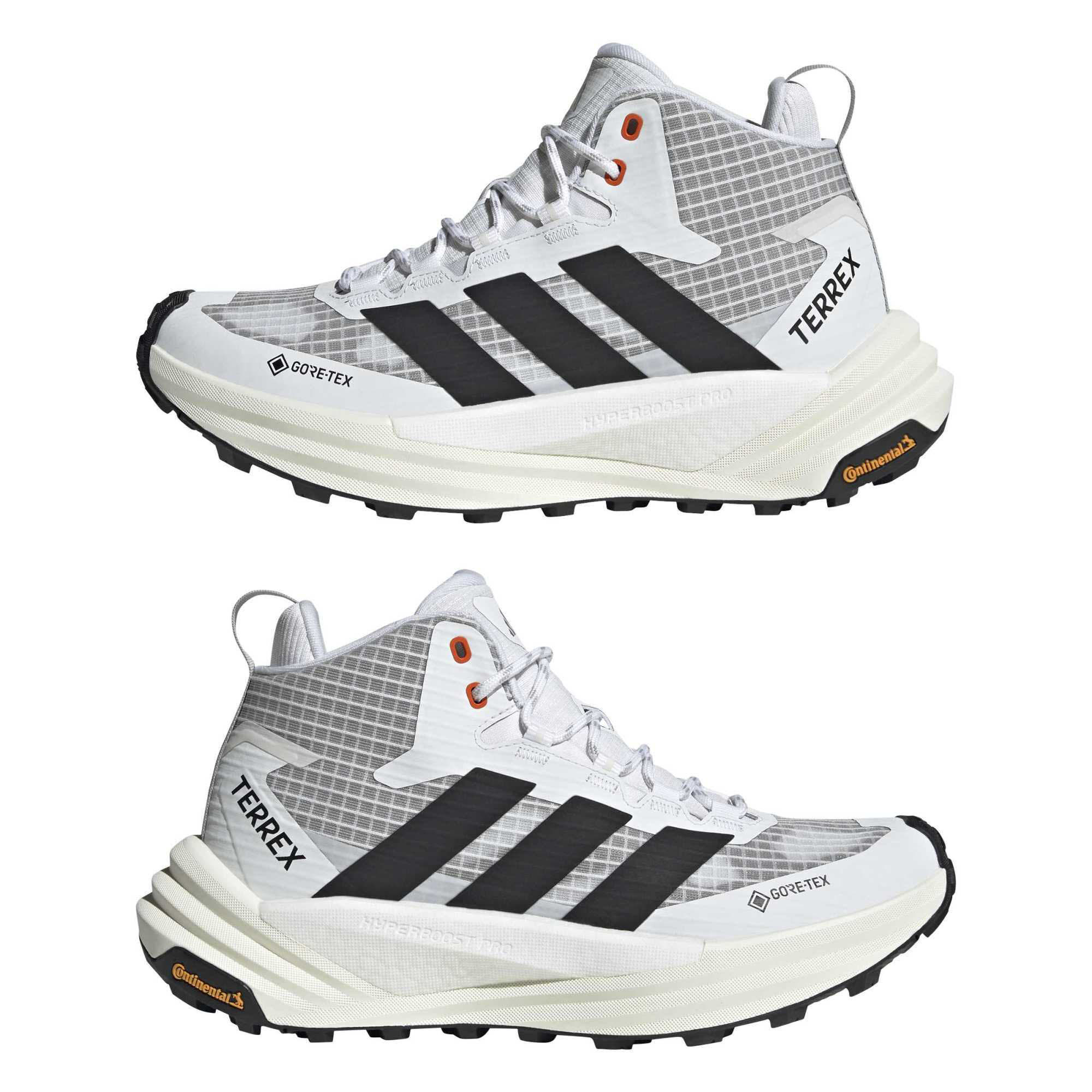 adidas TERREX FREEHIKER 3 MID GTX Damen Wanderschuhe Trekkingschuhe weiß/schwarz