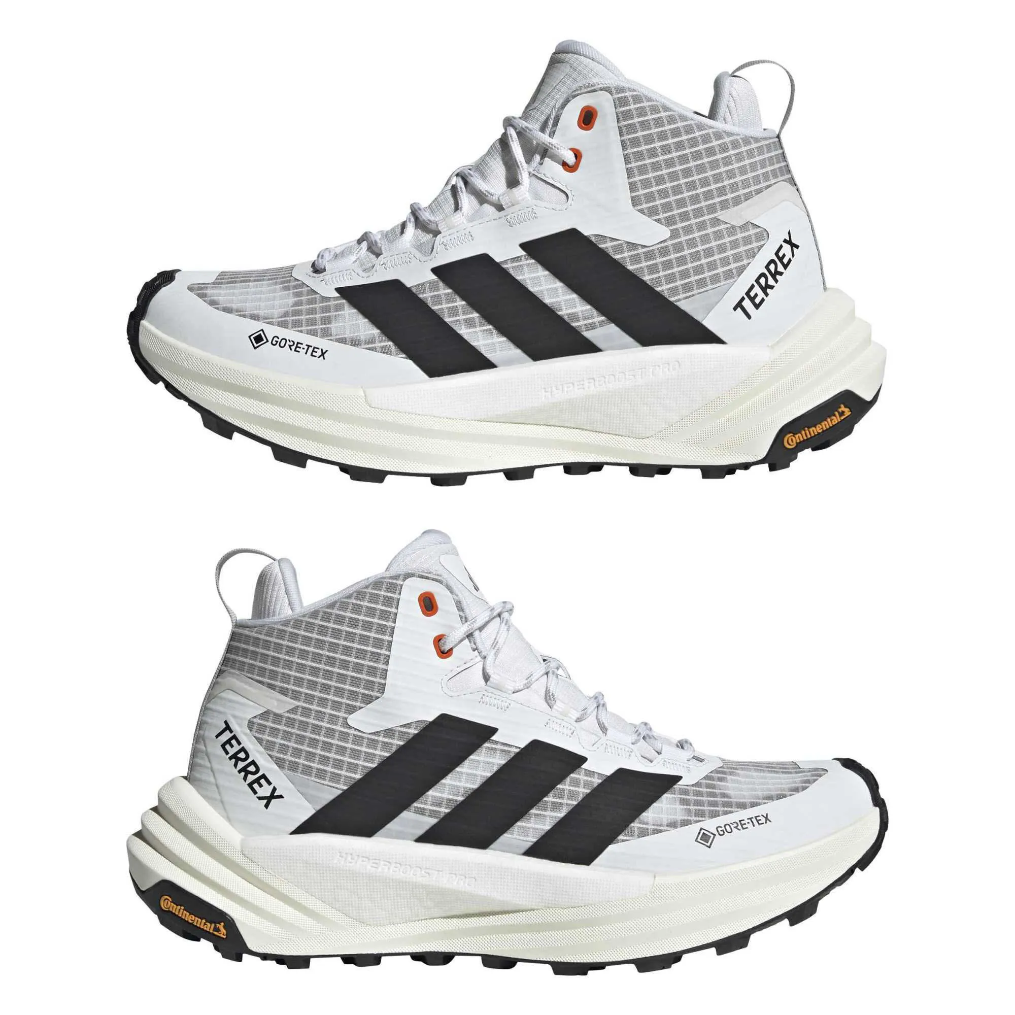 adidas TERREX FREEHIKER 3 MID GTX Damen Wanderschuhe Trekkingschuhe weiß/schwarz