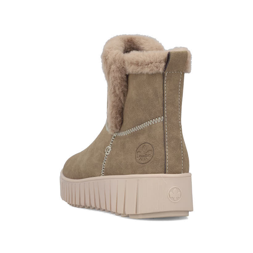 Rieker Damen Stiefelette Kurzstiefel steppe/fango