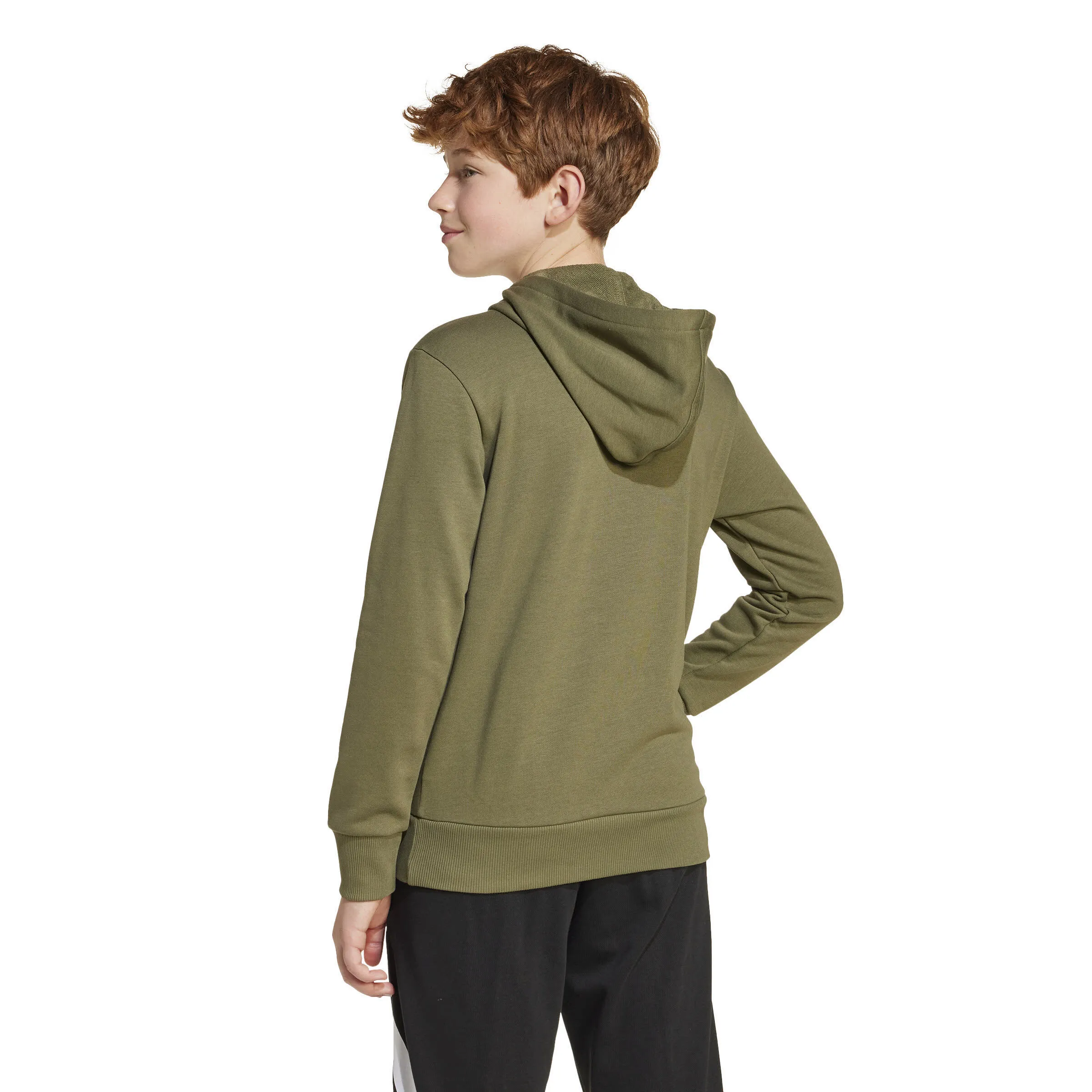 adidas Essentials Kinder Hoodie grün/schwarz