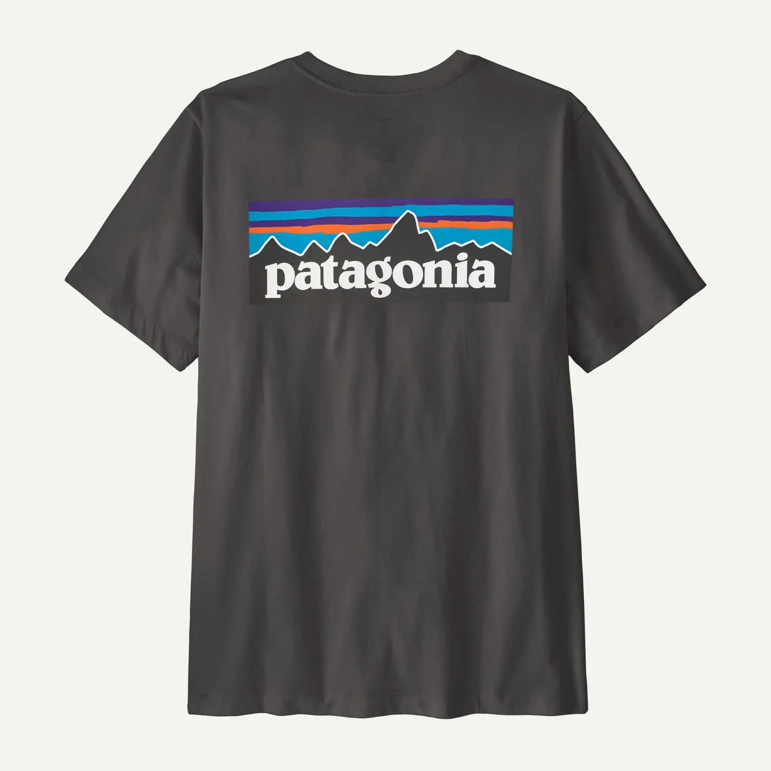 Patagonia P-6 Logo T-Shirt Herren Freizeitshirt ink black