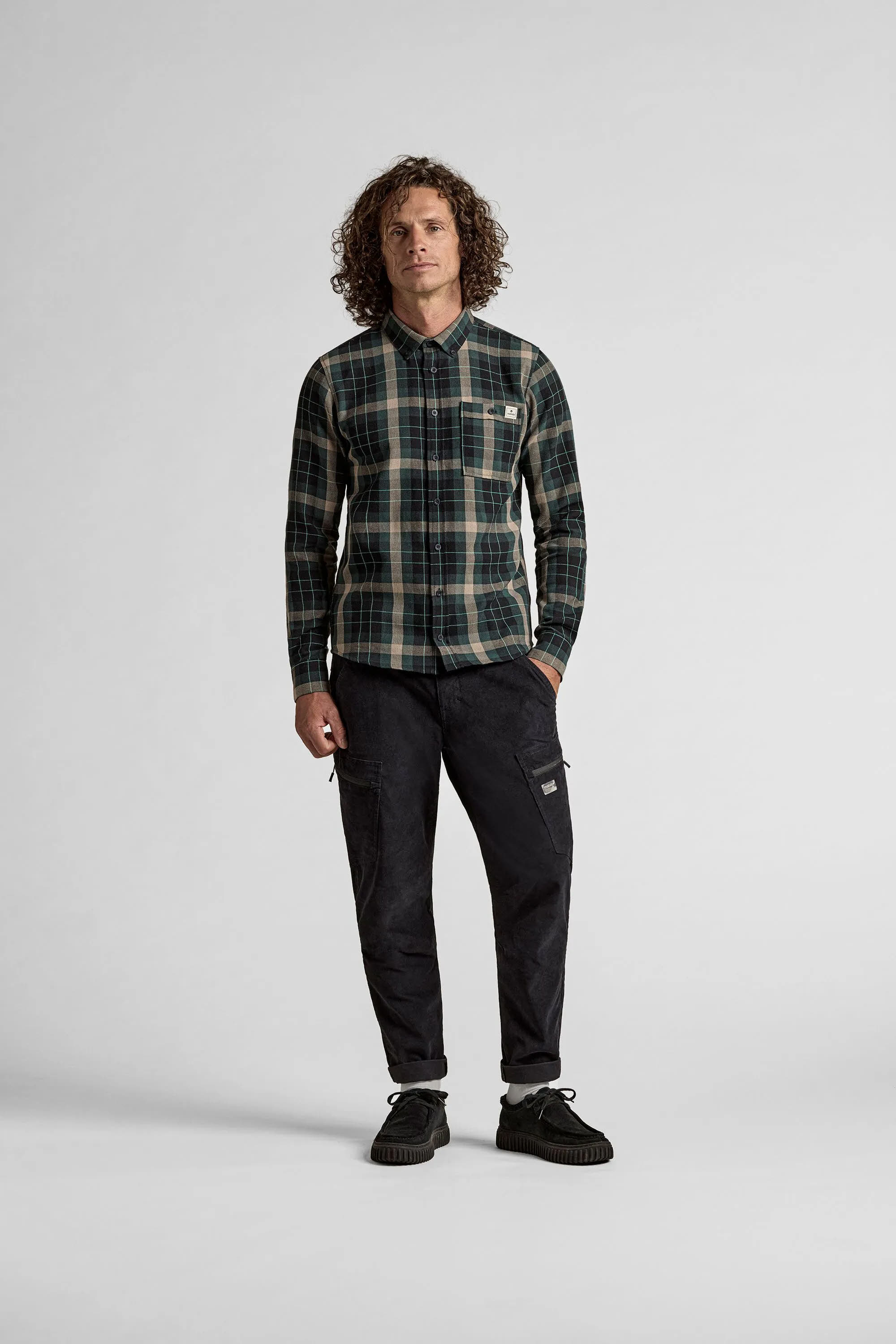 Maloja HE SHIRT STAND Herren Flanellhemd mountain pine multi