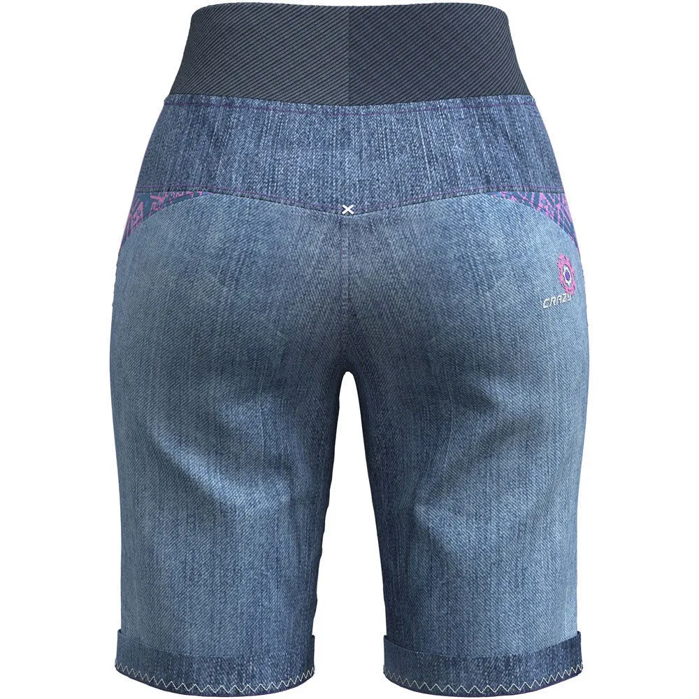 Crazy Idea Aria Short Damen Freizeitshorts Wandershorts hellblau