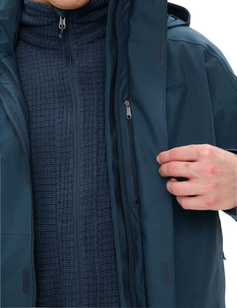 VAUDE Idris 3in1 Parka IV Herren 3in1 Winterjacke blau