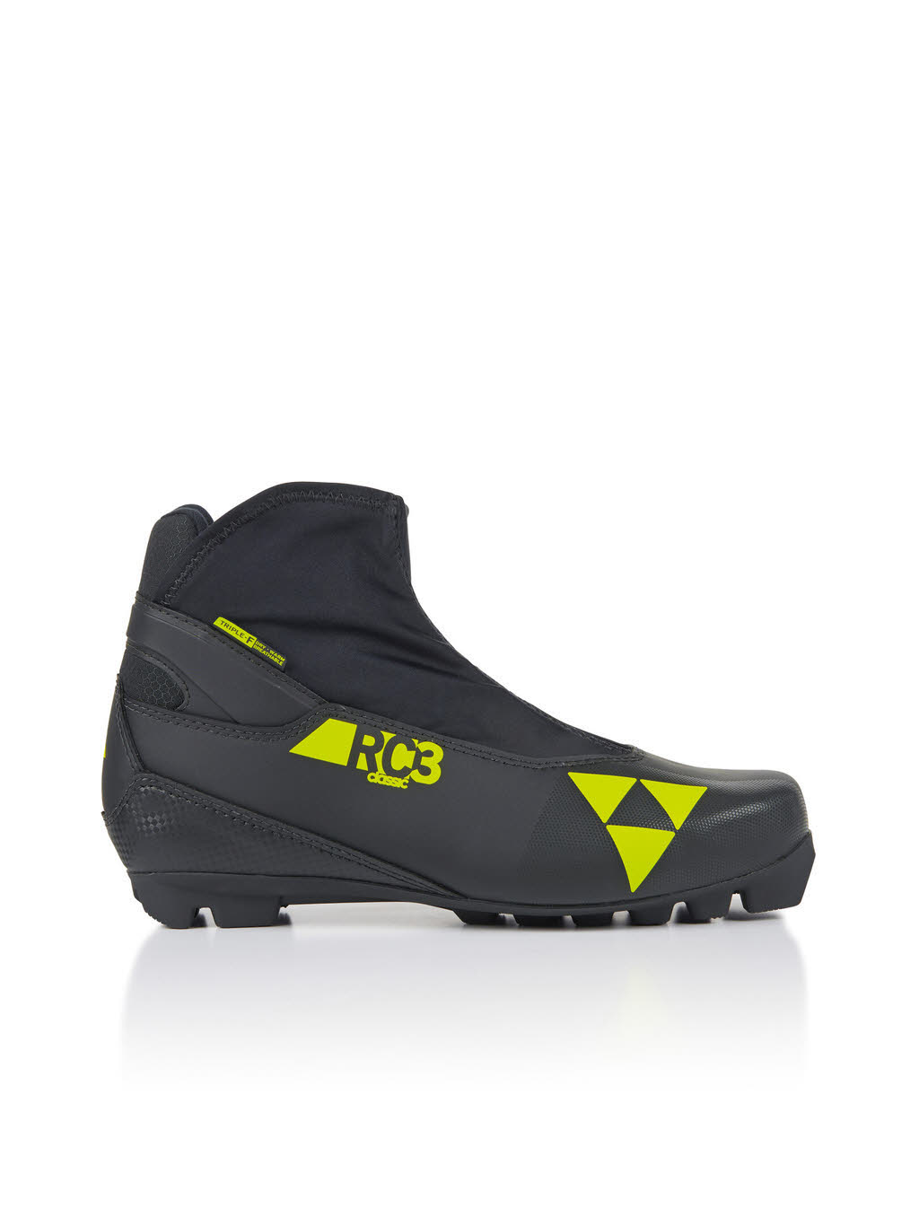 Fischer RC3 CLASSIC Unisex Langlaufschuhe klassisch schwarz/gelb