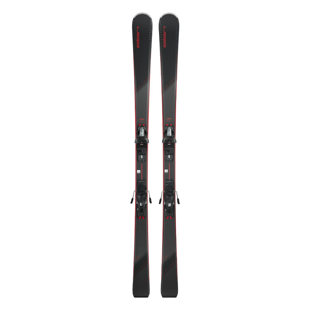 Elan Explore 6 Damen Alpin Skiset inkl. Bindung EL9 GW schwarz/rot